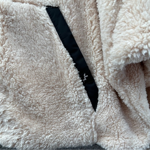 JoyLab Piped High Pile Fleece Jacket Cream - Picture 5 of 9